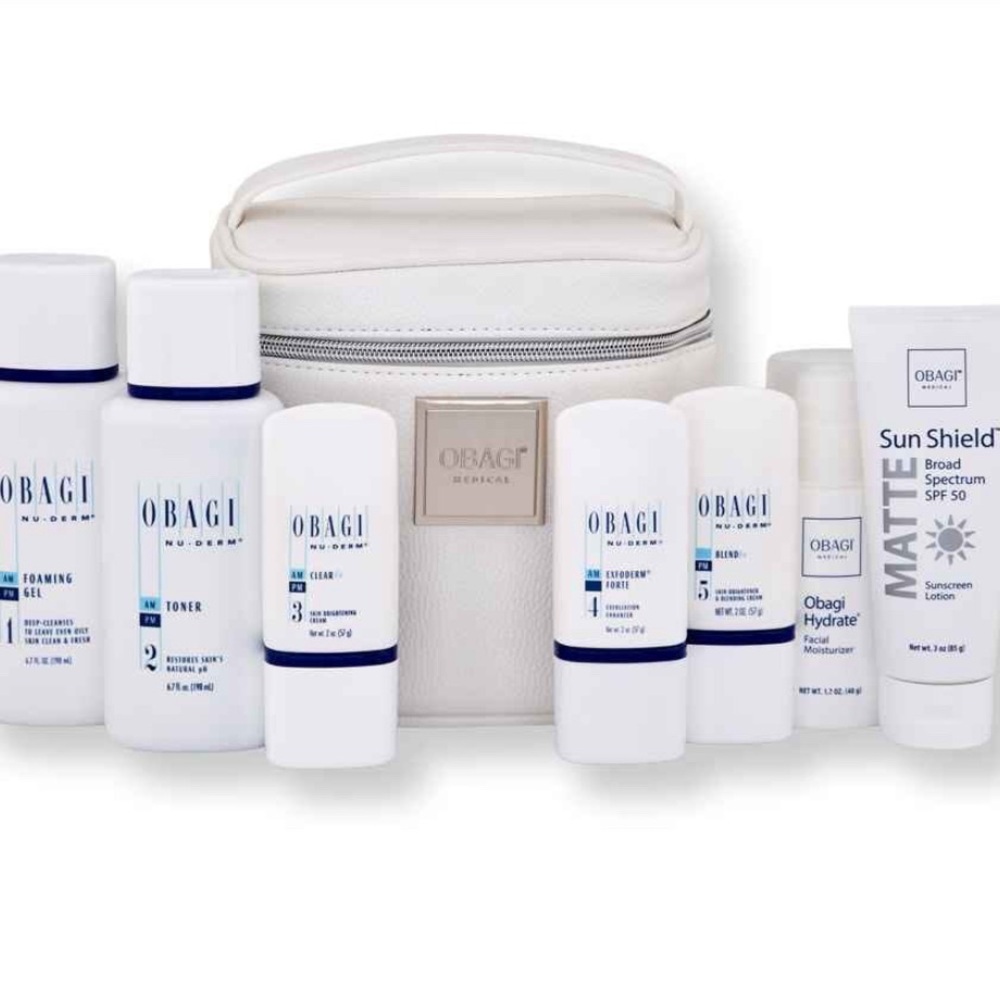 Obagi White Skincare Cleanser & Exfoliant Set